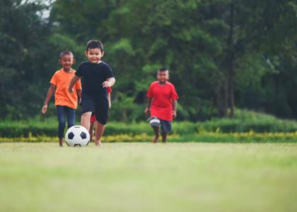 Interés de los niños en el fútbol
