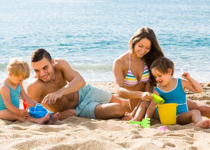 Las vacaciones son el mejor tiempo en familia