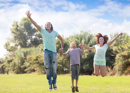 Padres con actitud positiva