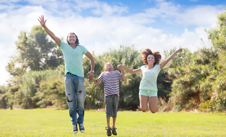 Padres con actitud positiva